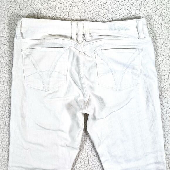KUT From the Kloth Jeans Women’s Size 6 (Actual 32x28.5) White Katy Boyfriend - Picture 4 of 15